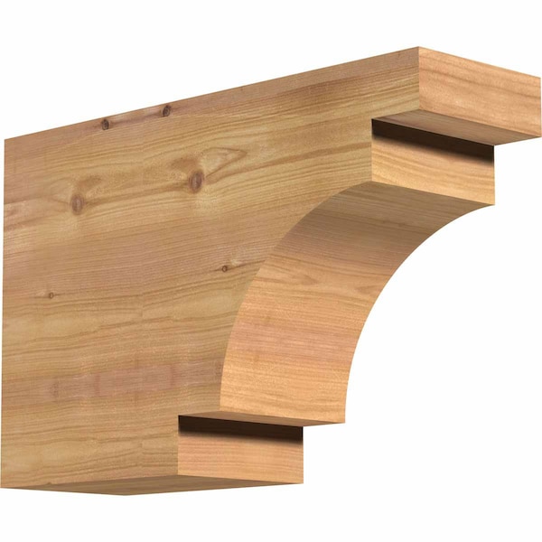 Ekena Millwork Mediterranean Smooth Rafter Tail, Western Red Cedar, 5 1/2"W x 12"H x 18"L RFT06X12X18MED00SWR - main